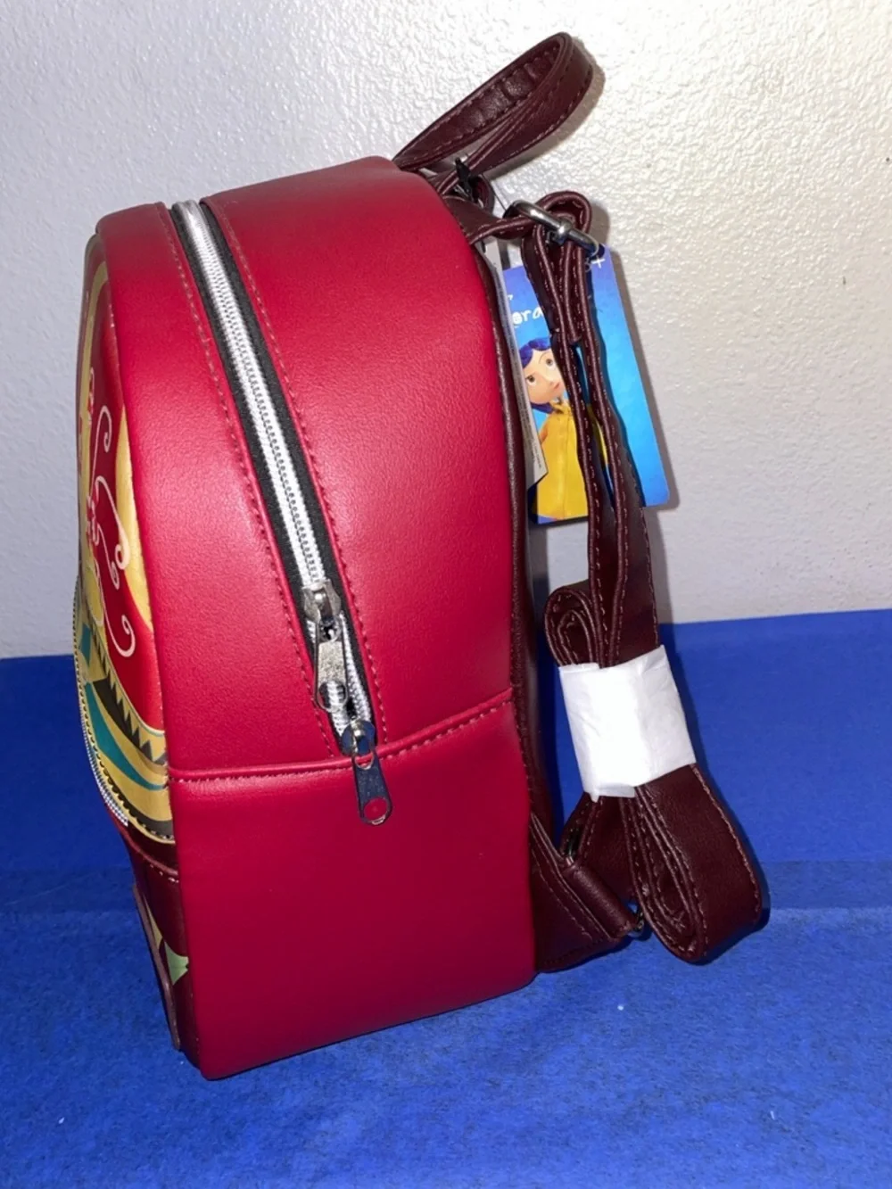 Exclusive Loungefly Laika Coraline and Wybie Mouse Circus Mini Backpack - Picture 6 of 12
